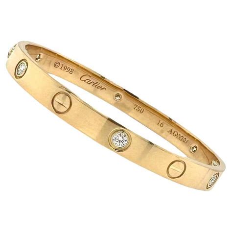 cartier love bracelet 750 16 ip 6688|cartier love bracelet authentication.